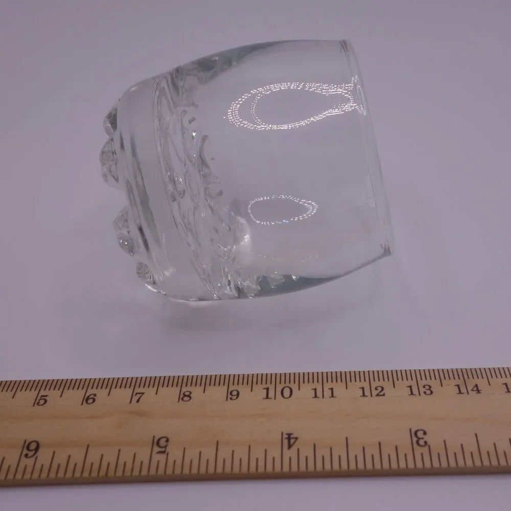 Small Glass with Ridged Bottom - Picture 10 of 13